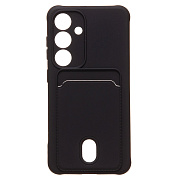 Чехол-накладка - SC304 с картхолдером для "Samsung Galaxy S24" (black) (228137)