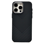 Чехол-накладка Luxo Creative PC  для "Apple iPhone 15 Pro Max" (124) (black)