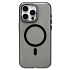 Чехол-накладка - SM039 SafeMag для "Apple iPhone 15 Pro Max" (black/transparent) (240535)