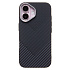 Чехол-накладка Luxo Creative PC  для "Apple iPhone 16" (124) (black)