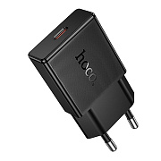 Адаптер Сетевой Hoco N72 Mini PD Type-C 3A/20W (black)
