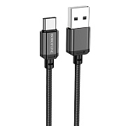 Кабель USB - Type-C Borofone BX87 Sharp 15W 200см 3A  (black)