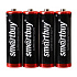 Батарейка AA Smart Buy R6 (4-BL) (48/960)