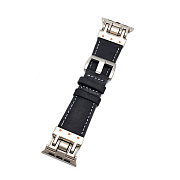 Ремешок - ApW40 экокожа Apple Watch 38/40/41 mm (black)