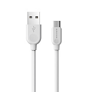 Кабель USB - micro USB Borofone BX14  200см 2,4A  (white)