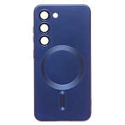 Чехол-накладка - SM020 Matte SafeMag для "Samsung Galaxy S23" (dark blue)