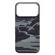 Чехол-накладка - MosBros (PC) для "Apple iPhone 17 Pro Max" (LF40) (тех. уп.) (black) (242681)