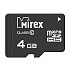 Карта флэш-памяти MicroSD  4 Гб Mirex без SD адаптера (class 4)
