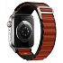 Ремешок - ApW27 Alpine Loop Apple Watch 42/44/45/49 mm текстиль (black/brown)