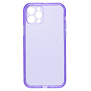 Чехол-накладка - SC344 для "Apple iPhone 12 Pro" (transparent/violet) (232054)