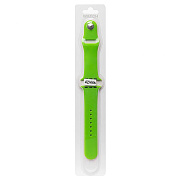Ремешок - ApW Sport Band Apple Watch 42/44/45/49 mm силикон на кнопке (S) (green)
