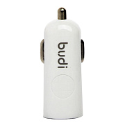 Адаптер Автомобильный budi M8J062 1USB/5V/2.4A (white)