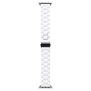 Ремешок - ApW43 Acrylic на застежке Apple Watch 38/40/41 mm (white)
