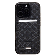 Чехол-накладка - SM022 SafeMag c картхолдером  для "Apple iPhone 16 Pro" (black)