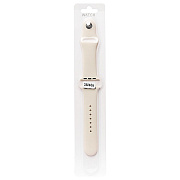 Ремешок - ApW Sport Band Apple Watch 38/40/41 mm силикон на кнопке (L) (ivory)