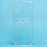 Чехол-накладка - SC276 с картхолдером для "Samsung Galaxy A07 5G/ F70e 5G" (transparent)