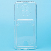 Чехол-накладка - SC276 с картхолдером для "Honor 50 Lite/nova 8i" (transparent)