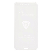 Защитное стекло Full Screen Brera 2,5D для "Huawei Y9 2018/Y9 Prime 2018" (white)