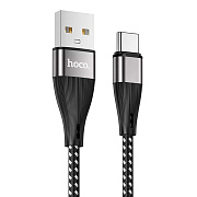 Кабель USB - Type-C Hoco X57 Blessing  100см 3A  (black)