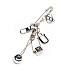 Брелок - обвес на сумку (12) (silver)