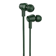 Проводные наушники с микрофоном внутриканальные Hoco M86 Jack 3,5  (green)
