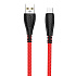 Кабель USB - micro USB Borofone BX38 Cool 12W 100см 2,4A  (red)