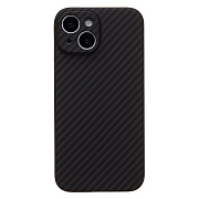 Чехол-накладка Cellis SM009 POSH KEVLAR с закрытой камерой SafeMag для "Apple iPhone 15" (black)