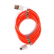 Кабель USB - micro USB - MCM-1  100см 2,4A  (red)