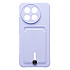 Чехол-накладка - SC304 с картхолдером для "Tecno Spark 30 Pro" (light violet) (237681)