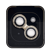 Защитное стекло для камеры - СG04 для "Apple iPhone 15/15 Plus" (gold)