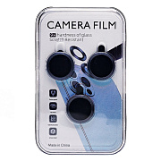 Защитное стекло для камеры - CG01 для "Apple iPhone 15 Pro/15 Pro Max" (титановый синий)