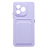 Чехол-накладка - SC337 с картхолдером для "Honor X8d" (light violet) (243741)