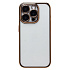Чехол-накладка - PC073 с закрытой камерой для "Apple iPhone 15 Pro" (yellow)