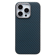 Чехол-накладка Cellis SM009 POSH KEVLAR для "Apple iPhone 16 Pro" (dark blue)
