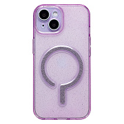 Чехол-накладка - SM050 SafeMag для "Apple iPhone 15" (violet)