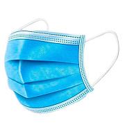 Маска - фильтрующая, противоаэрозольная (blue)