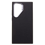 Чехол-накладка Cellis SM032 SafeMag для "Samsung Galaxy S24 Ultra" Натуральная кожа (black) (237510)