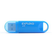 Флэш накопитель USB  4 Гб Exployd 570 (blue)