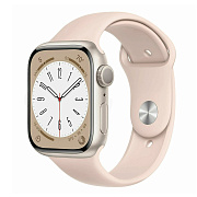 Ремешок - ApW Sport Band Apple Watch 42/44/45/49 mm силикон на кнопке (S) (sand pink)