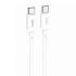Кабель Type-C - Type-C Hoco X96 100W 100см 5A  (white)