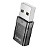Переходник Type-C (м) - USB (п) Hoco UA36C (black)