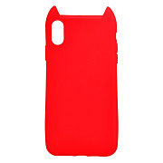 Чехол-накладка - SC129 для "Apple iPhone XS Max" (red) ..