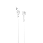 Кабель USB - Type-C Awei CL-66  100см 2,4A  (white)