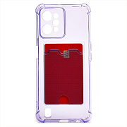 Чехол-накладка - SC276 с картхолдером для "OPPO realme C31" (violet)