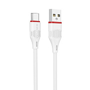 Кабель USB - Type-C Borofone BX17 Enjoy 12W 100см 2,4A  (white)