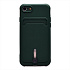Чехол-накладка - SC304 с картхолдером для "Apple iPhone 7/iPhone 8/iPhone SE 2020" (dark green) (208662)