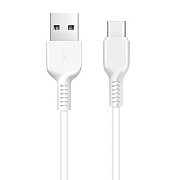 Кабель USB - Type-C Hoco X20 Exotic Radiance  200см 2,4A  (white)