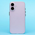 Чехол-накладка - PC091 для "Apple iPhone 16" (matte transparent/white) (236680)