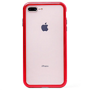 Чехол-накладка - 360 Magnetic Glass для "Apple iPhone 7 Plus/iPhone 8 Plus" (red)