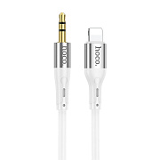 Кабель Lightning - 3.5mm Hoco UPA22 silicone  100см   (white)